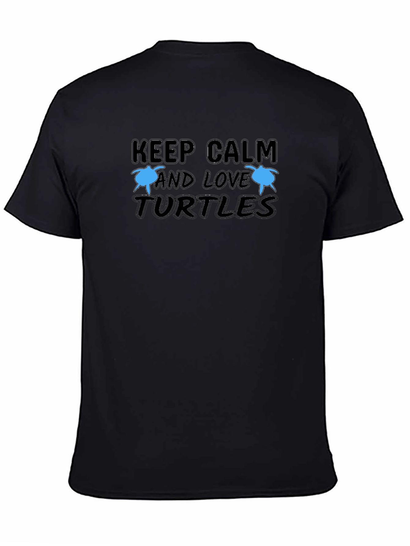 Keep Calm and Love Turtles Graphic T-Shirt