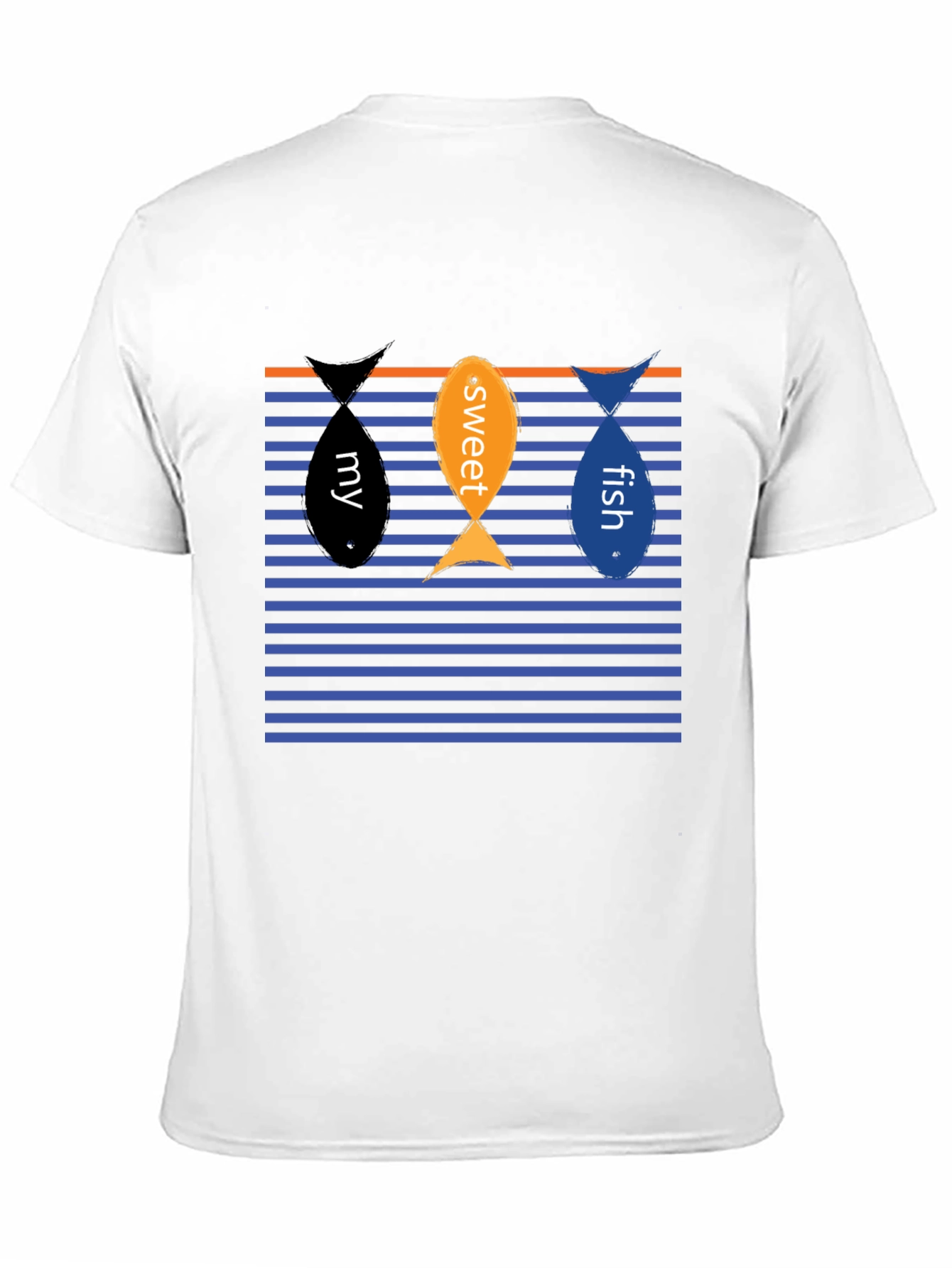 My Sweet Fish Graphic Tee - Black
