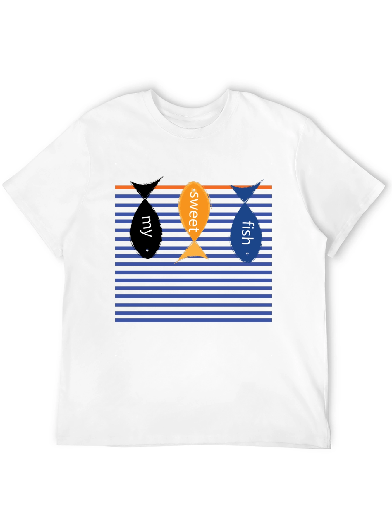 My Sweet Fish Graphic Tee - Black