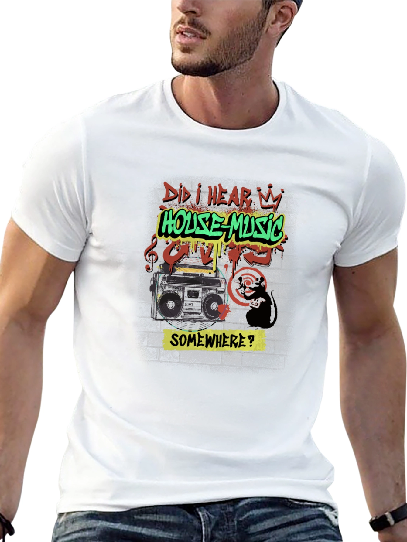 House Music Graffiti Tee