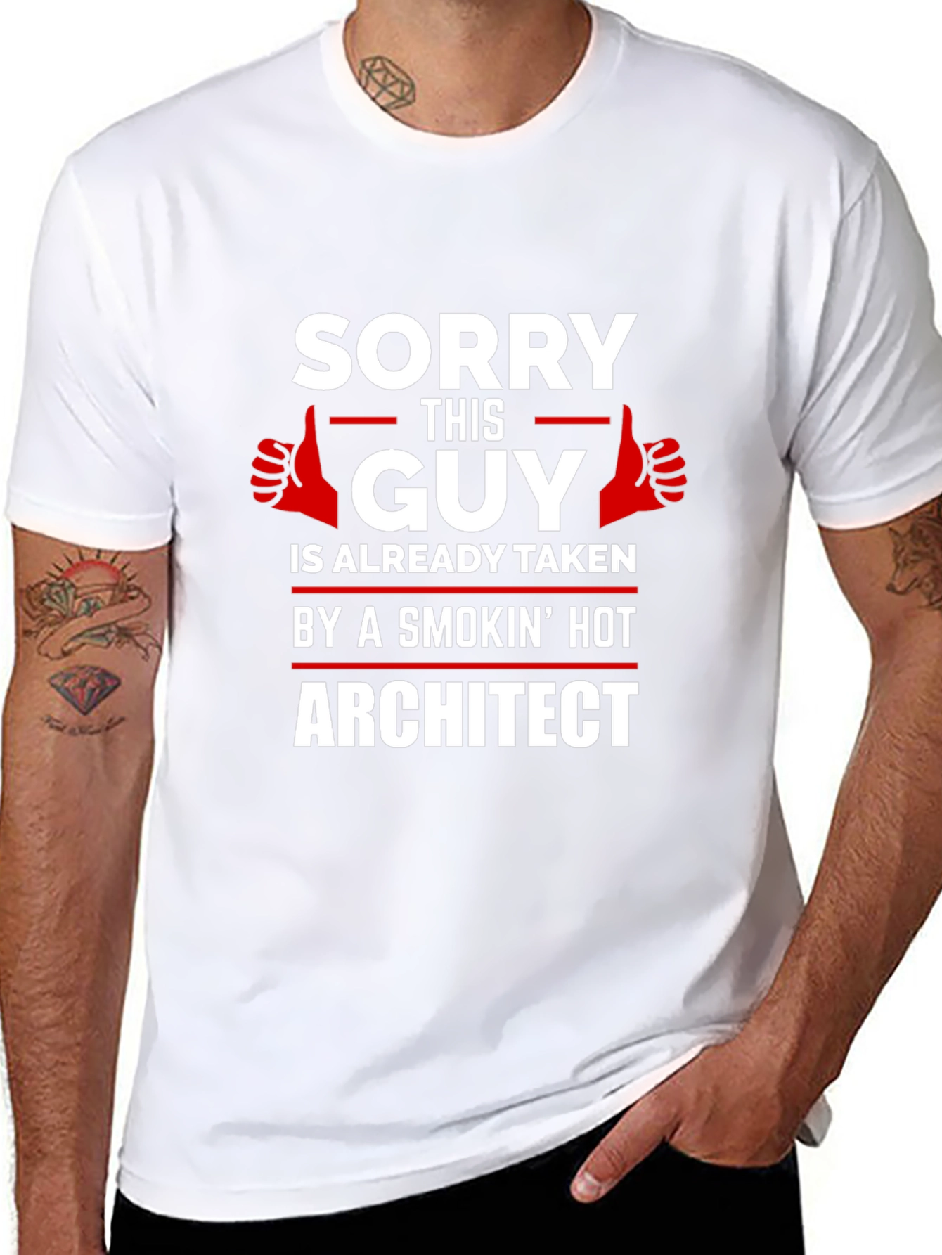Sorry This Guy is Taken T-Shirt Architect Gift