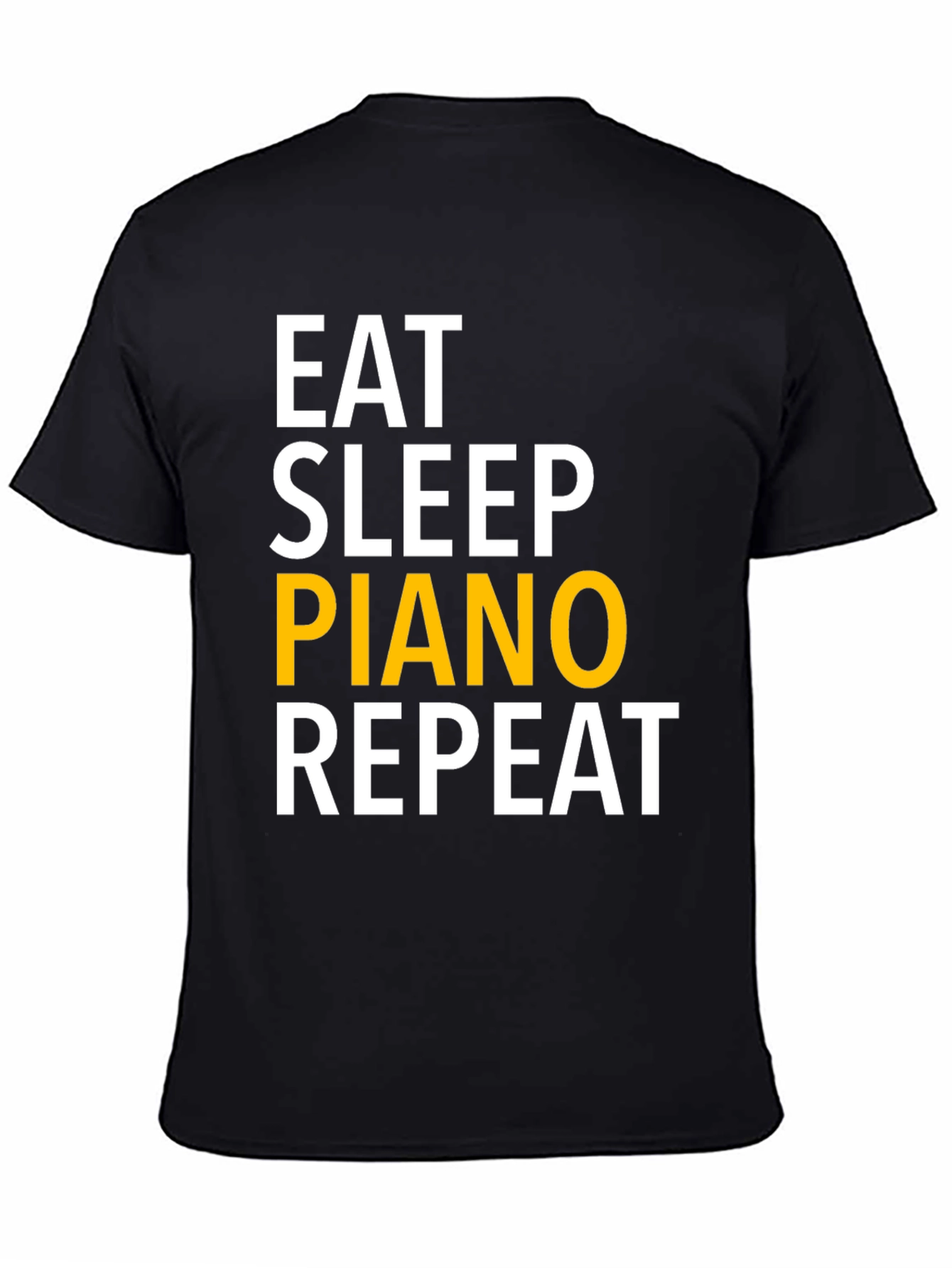 Eat Sleep Piano Repeat Graphic Tee