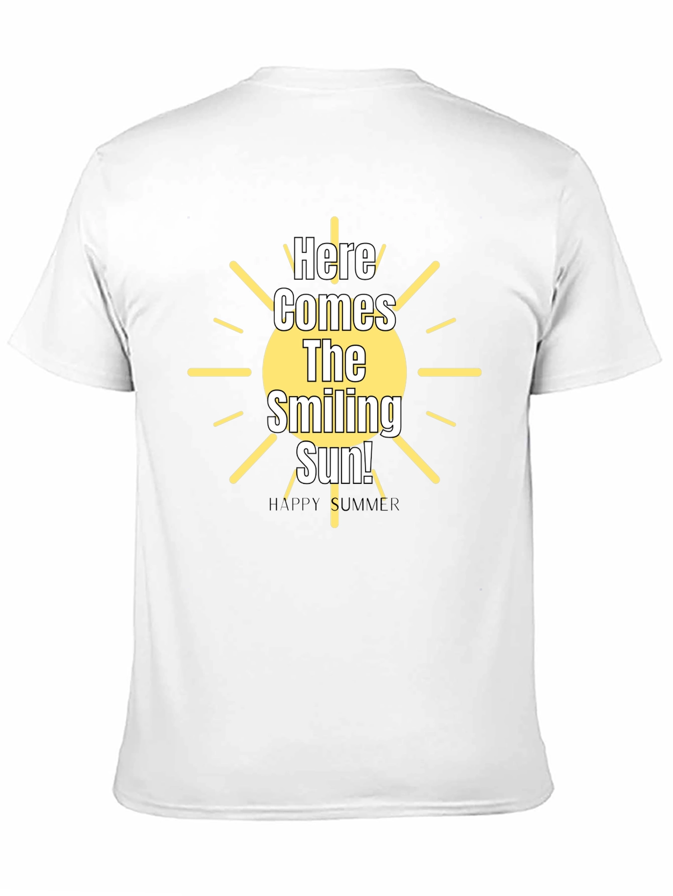 Smiling Sun Graphic Tee - Happy Summer Vibes