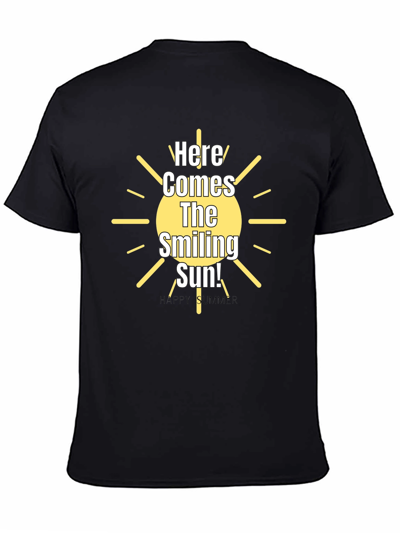 Smiling Sun Graphic Tee - Happy Summer Vibes