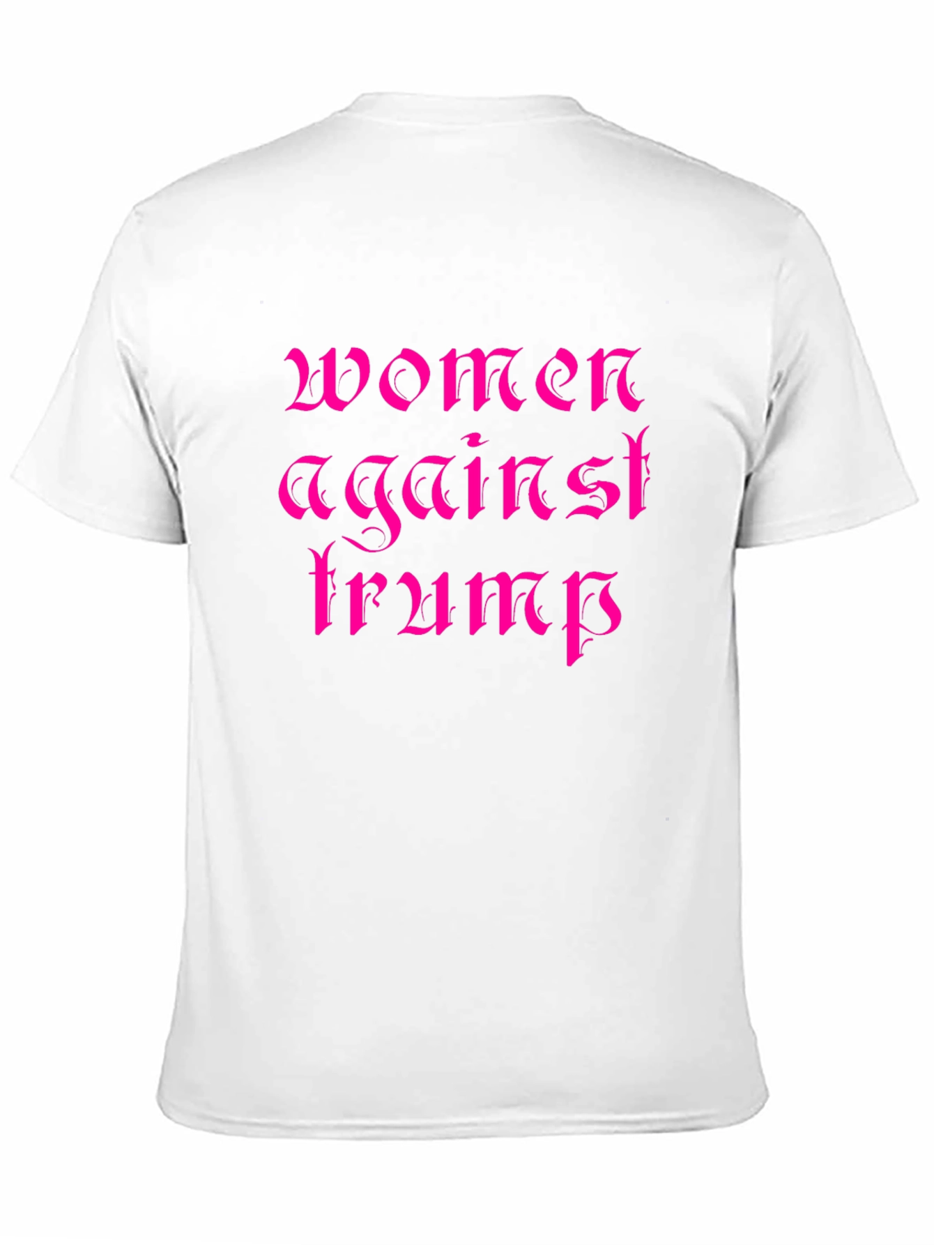 Women Against Trump Black Graphic T-Shirt