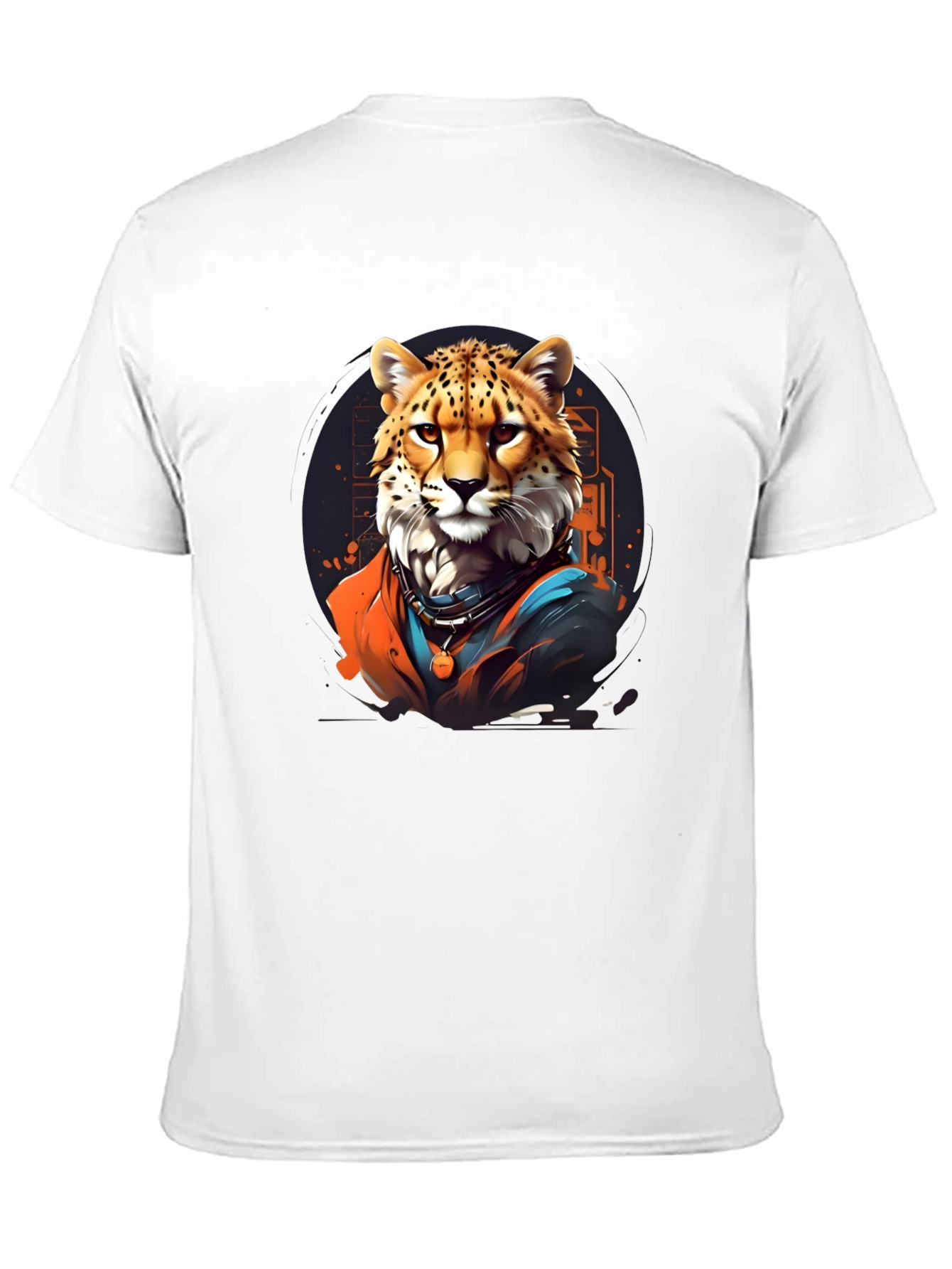 Cool Cheetah Graphic Tee - Black T-Shirt