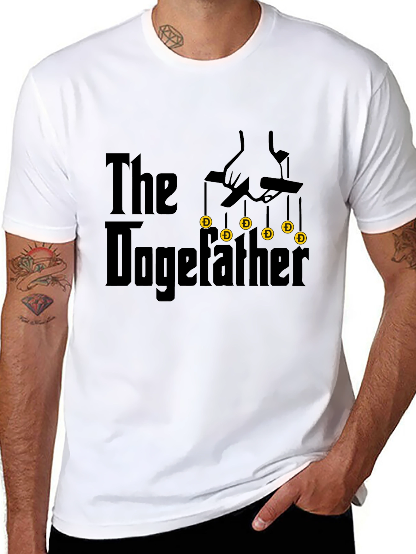The Dogefather T-Shirt - Crypto Meme Tee