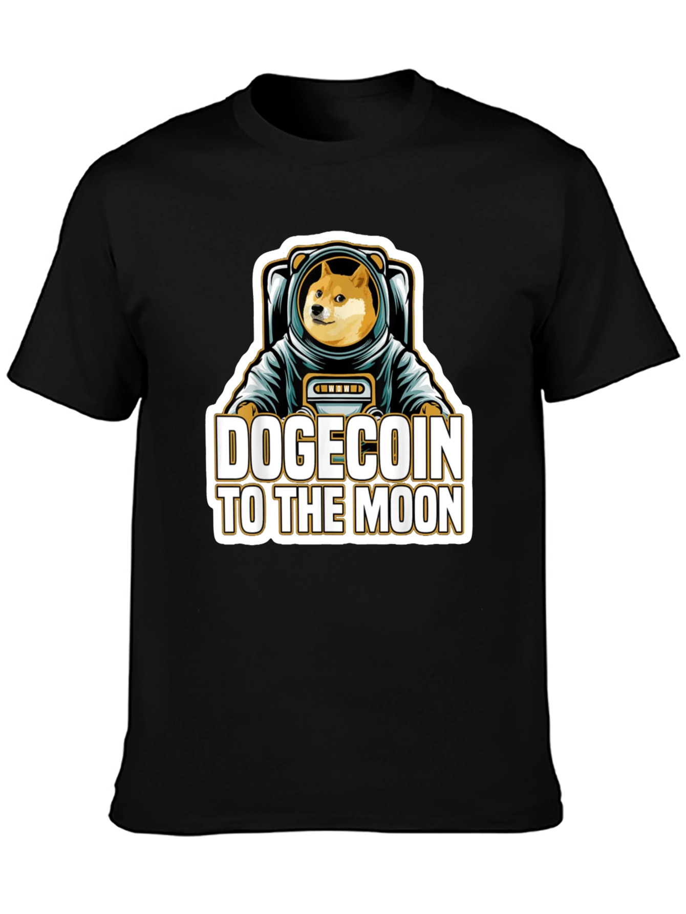 Dogecoin To The Moon T-Shirt - Crypto Astronaut Tee
