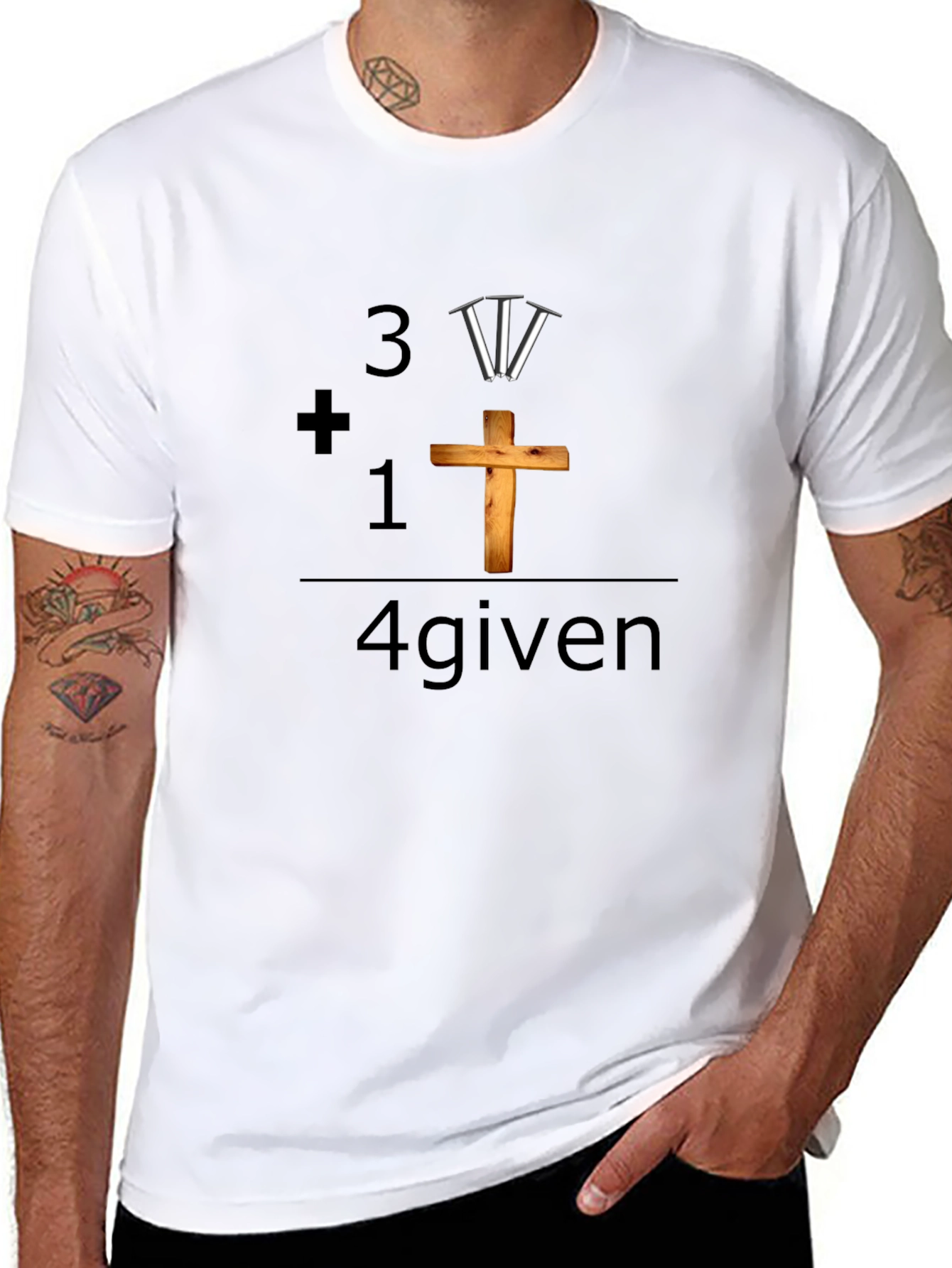 4given Graphic T-Shirt - Religious Faith Based Apparel