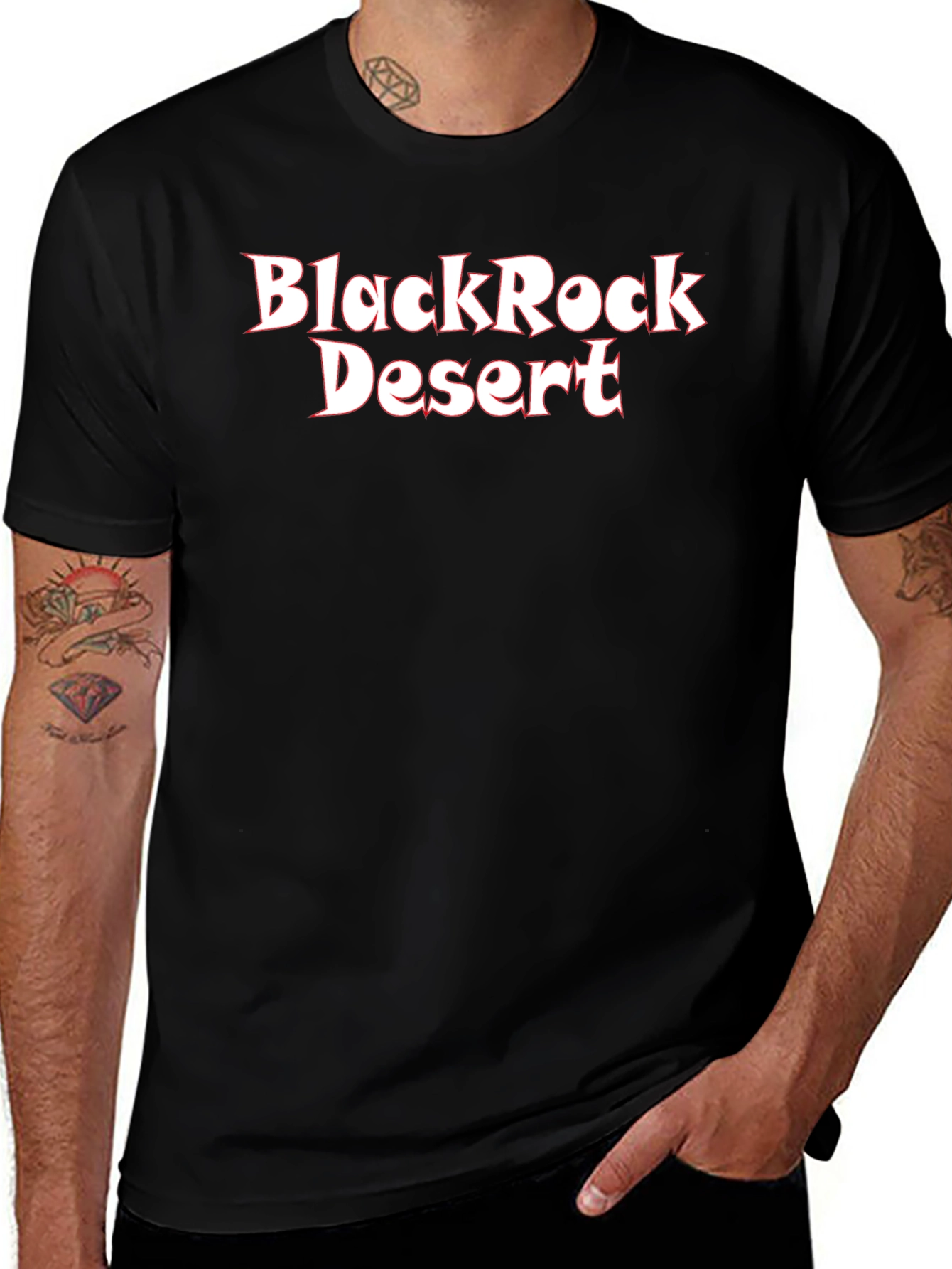 BlackRock Desert Graphic Tee - Unique Design!
