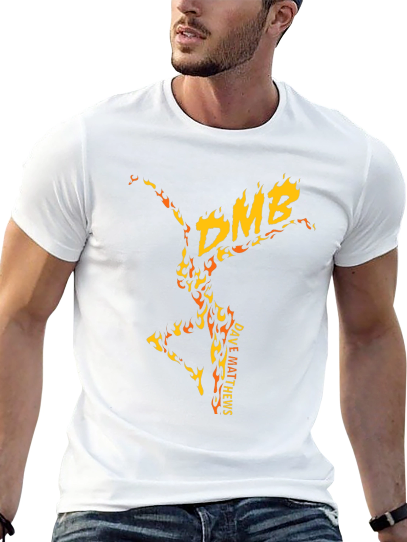 DMB Dave Matthews Band Fire Dancer Graphic T-Shirt