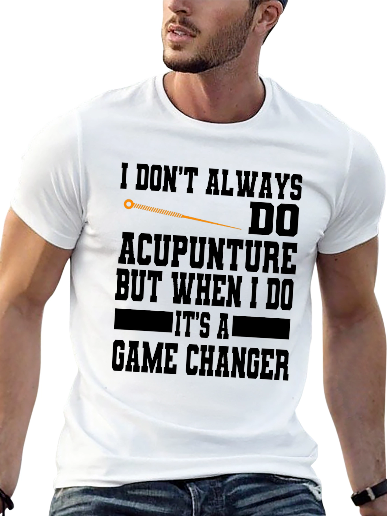 Acupuncture Game Changer Black T-Shirt