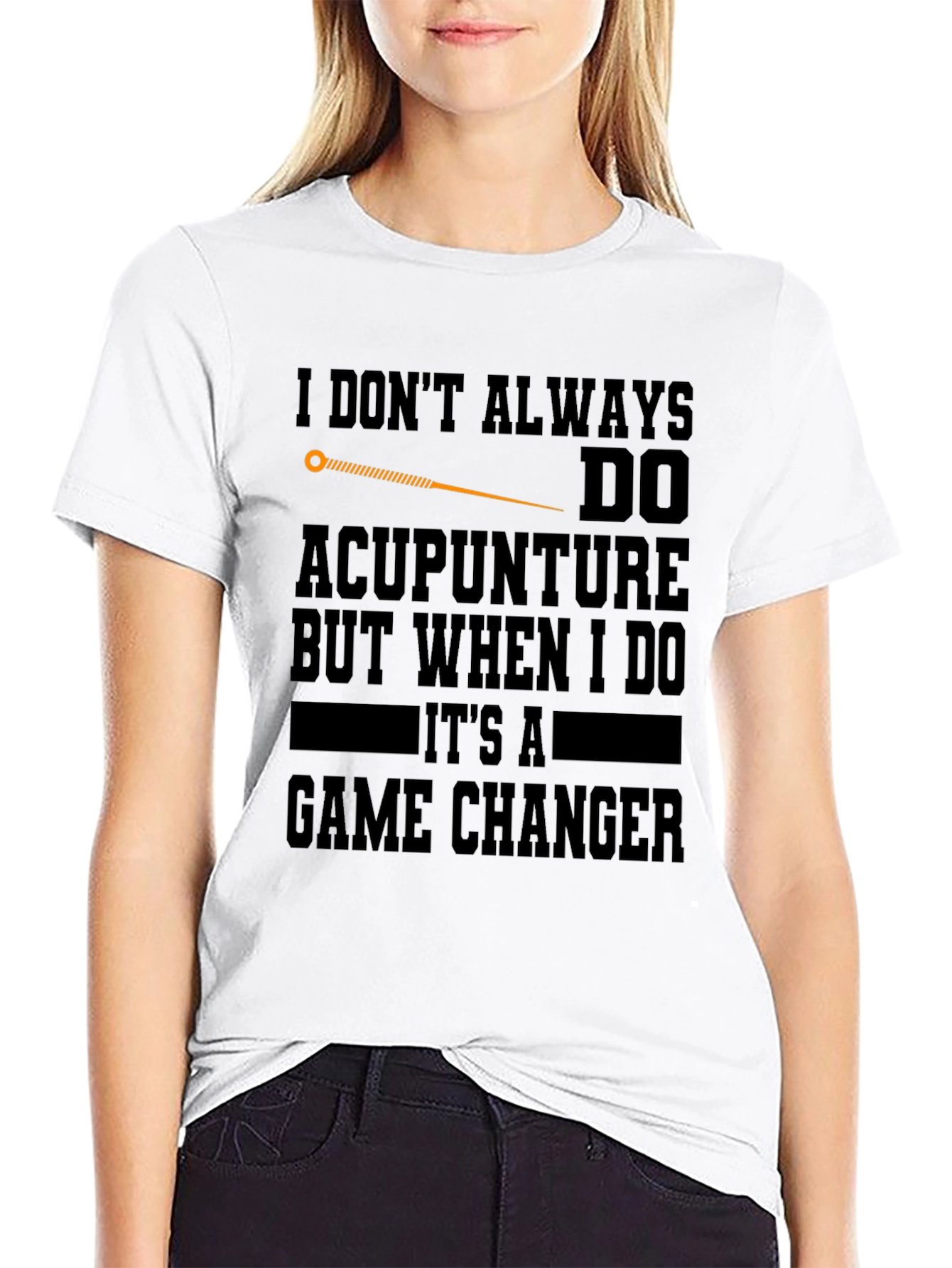 Acupuncture Game Changer Black T-Shirt