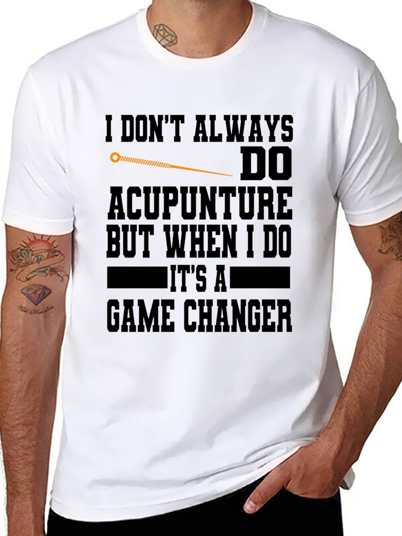 Acupuncture Game Changer Black T-Shirt