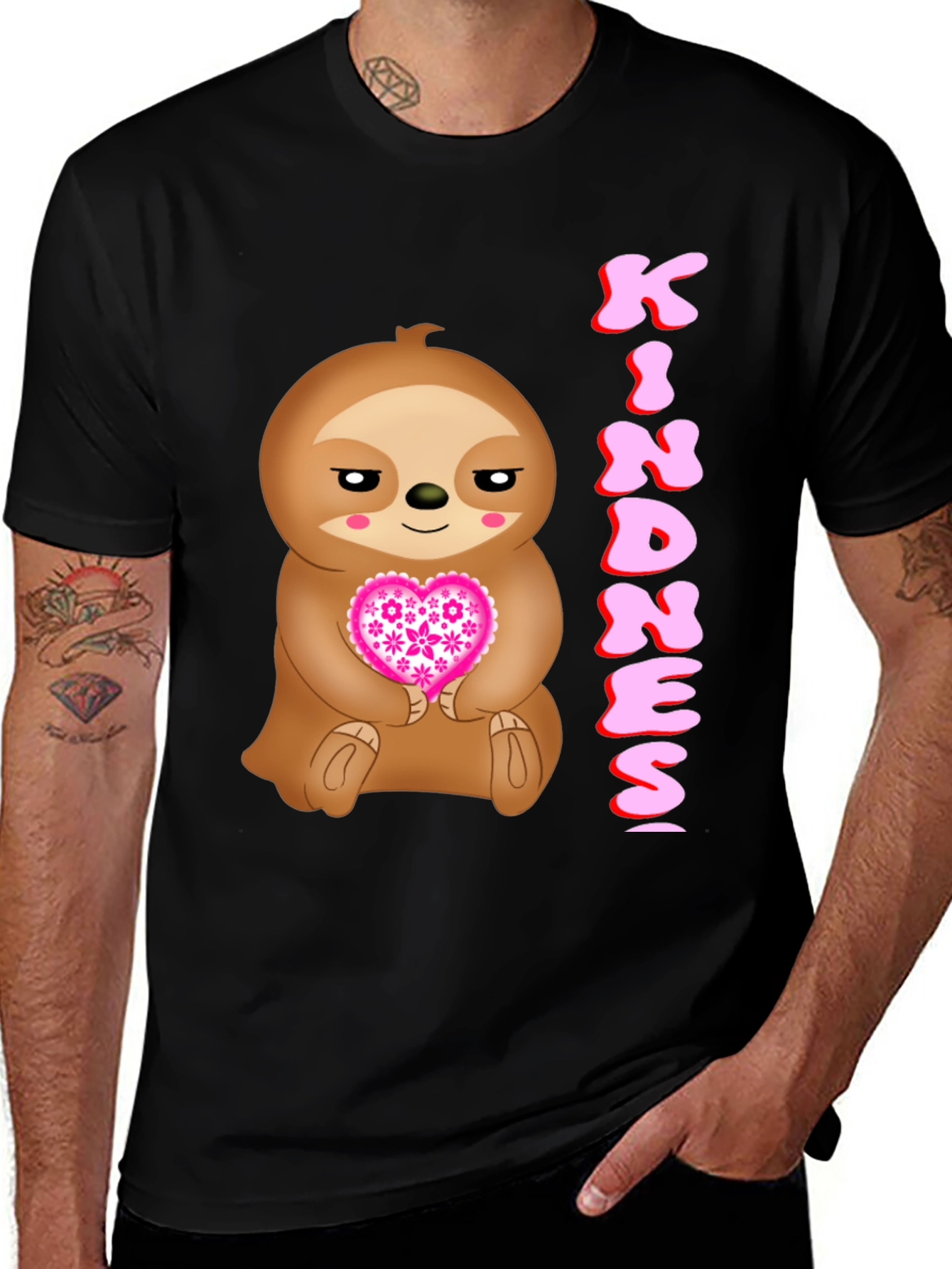 Kindness Sloth Graphic Tee