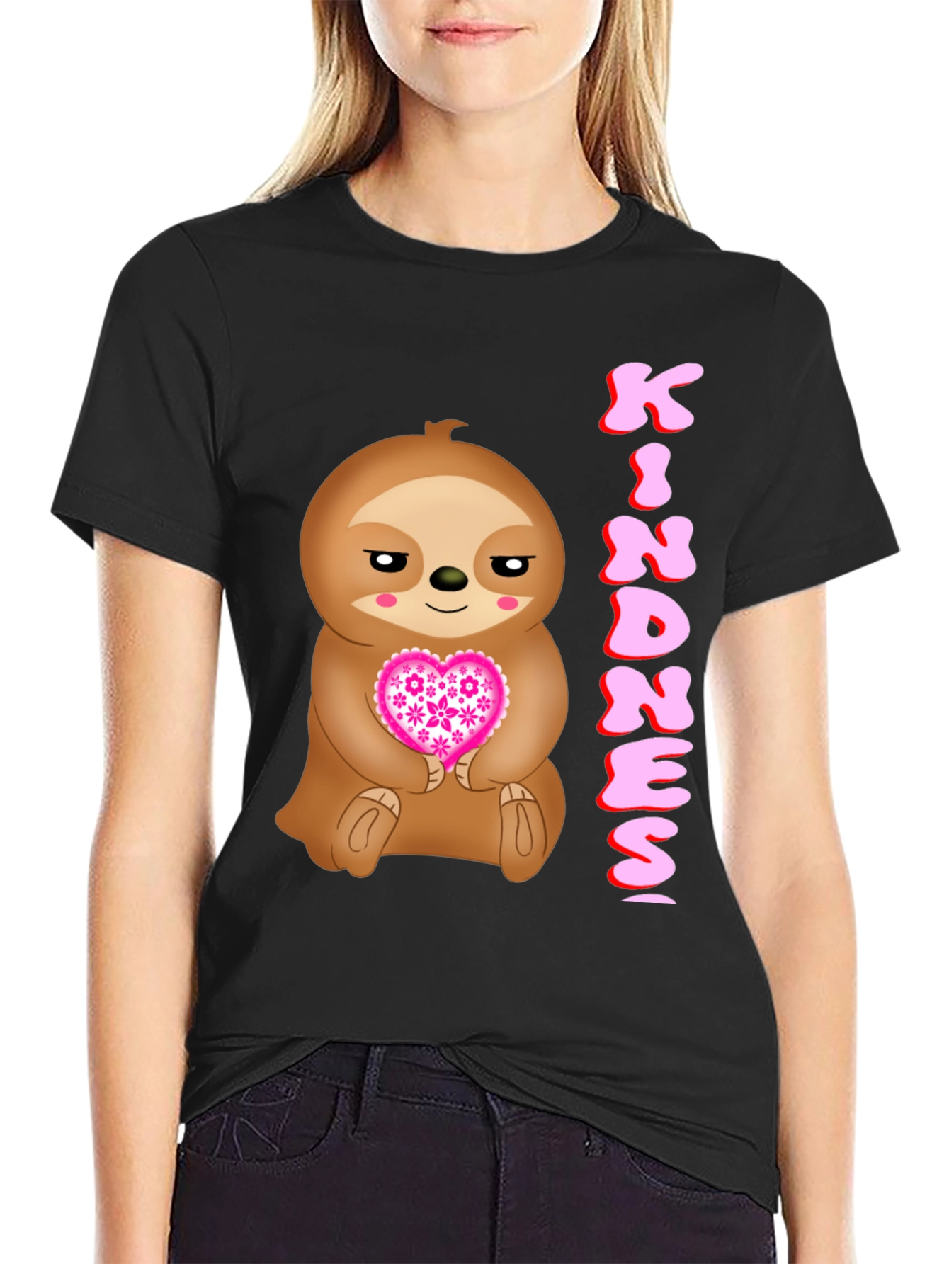 Kindness Sloth Graphic Tee