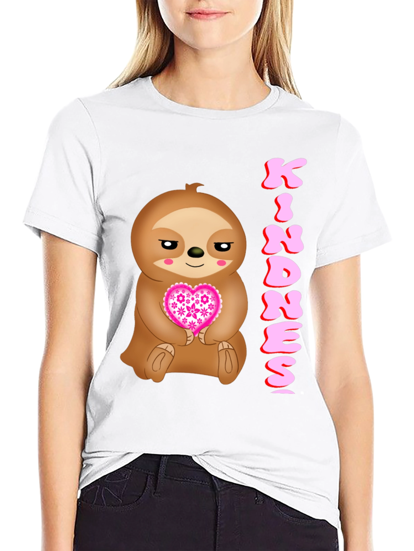 Kindness Sloth Graphic Tee