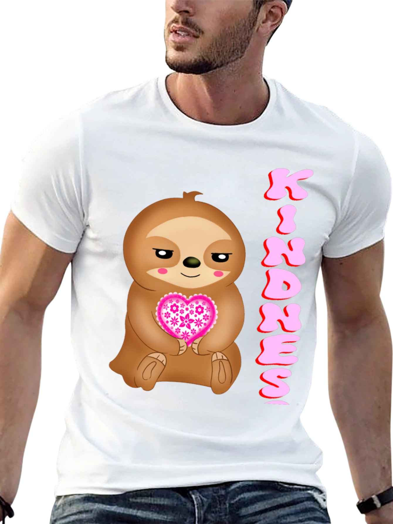 Kindness Sloth Graphic Tee