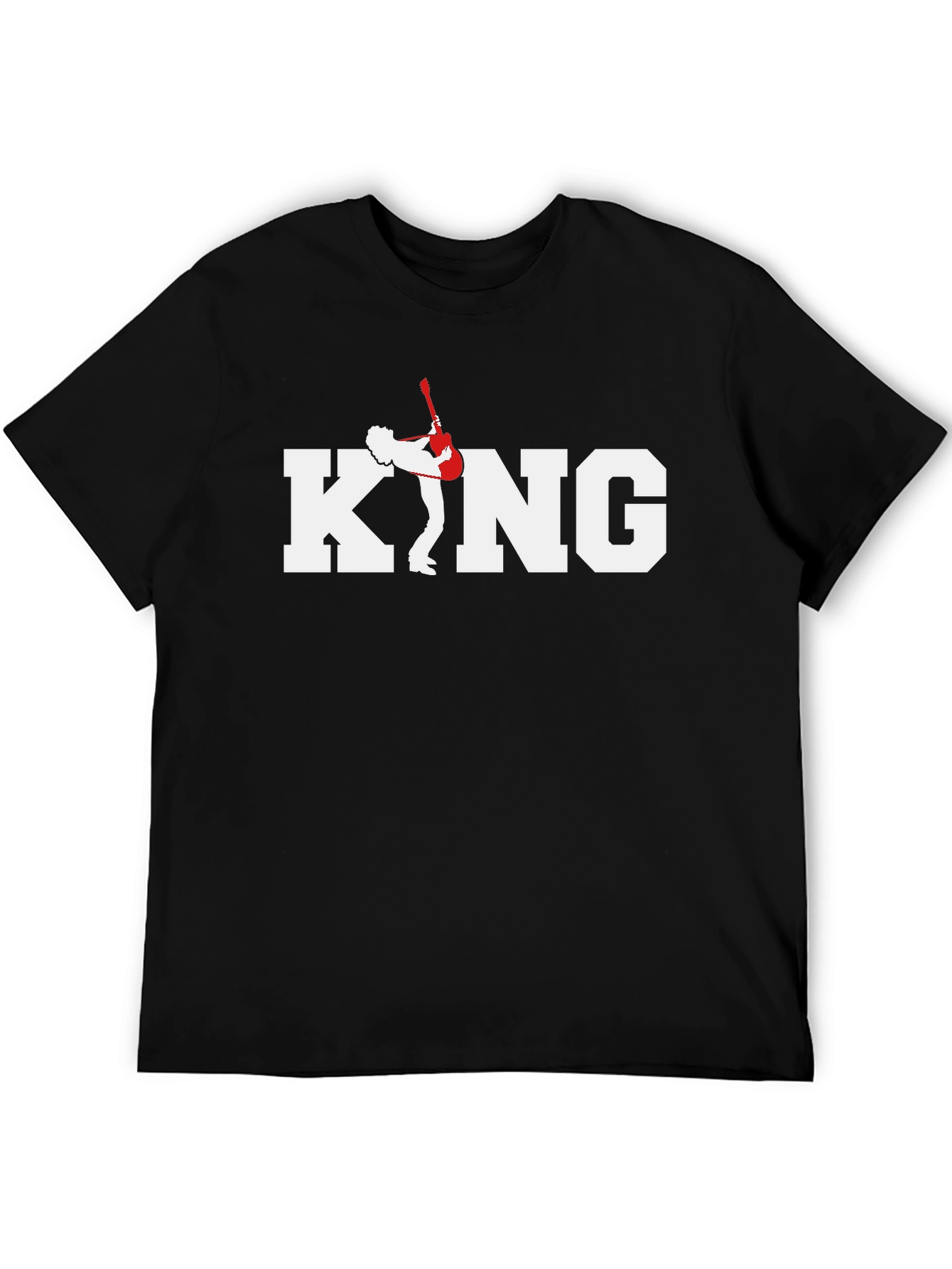 King Guitar Graphic Tee - Black