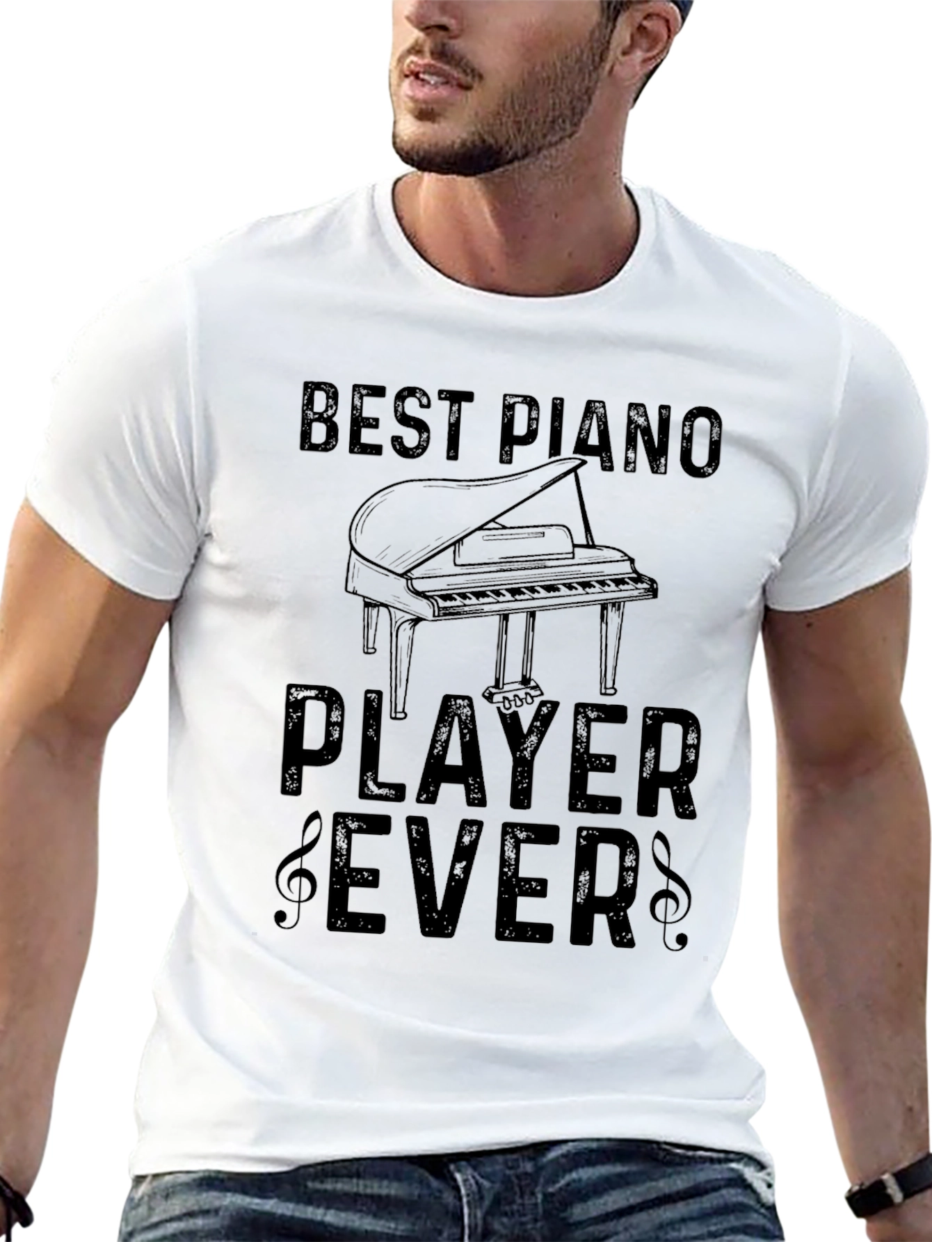 Best Piano Player Ever Graphic T-Shirt