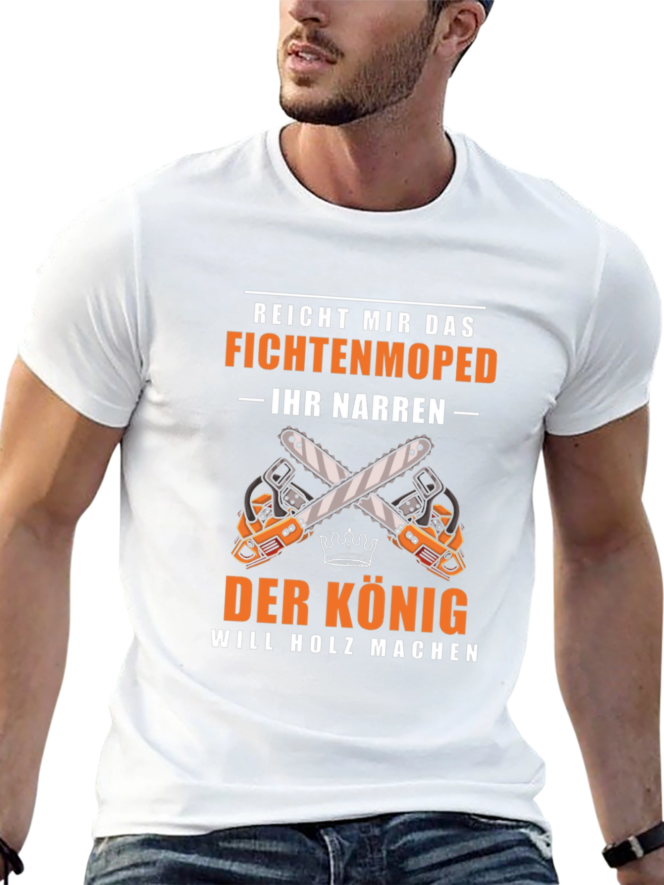 Fichtenmoped Graphic T-Shirt - Der König