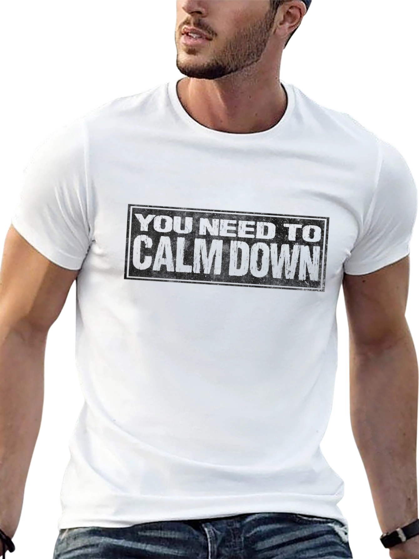 You Need To Calm Down Black T-Shirt