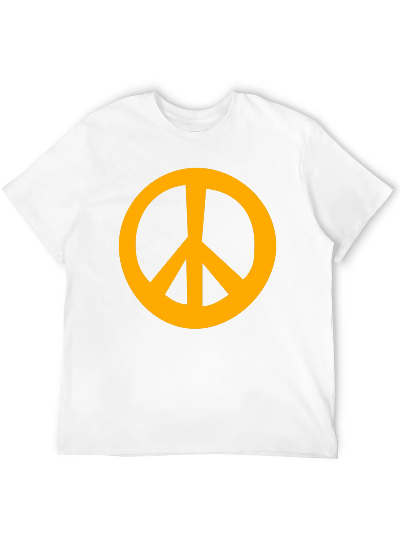Retro Peace Sign Graphic Tee - Black