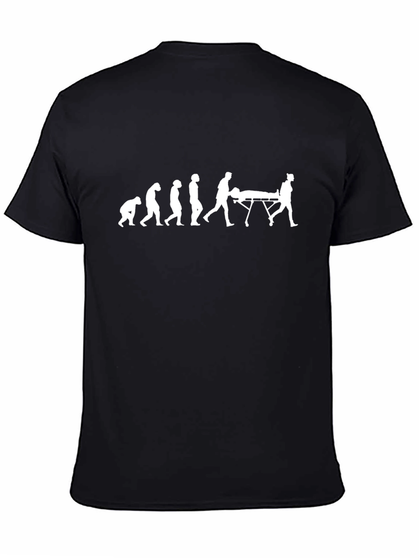 Medical Evolution Graphic Tee - Black Cotton
