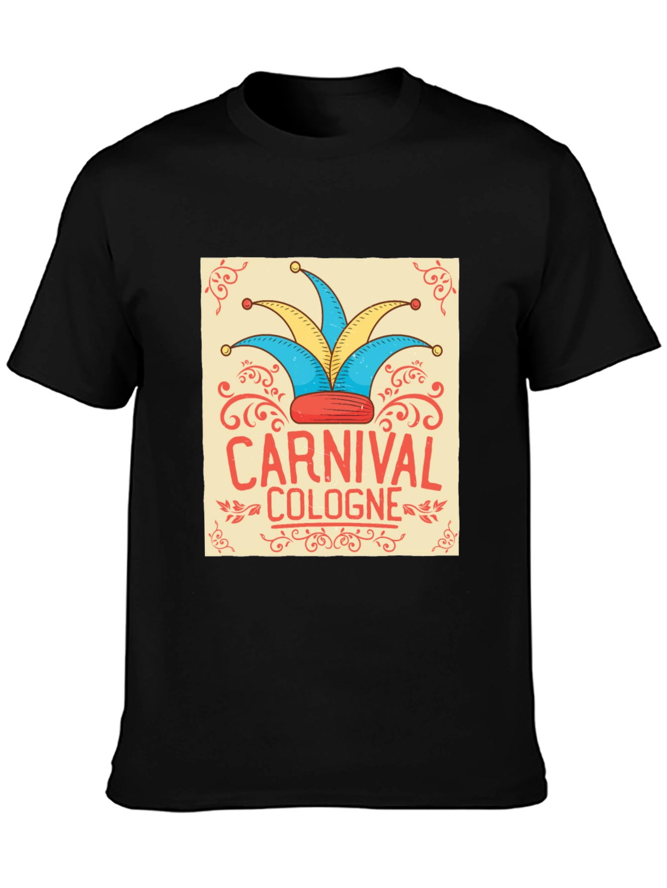 Carnival Cologne Jester Hat Graphic Tee