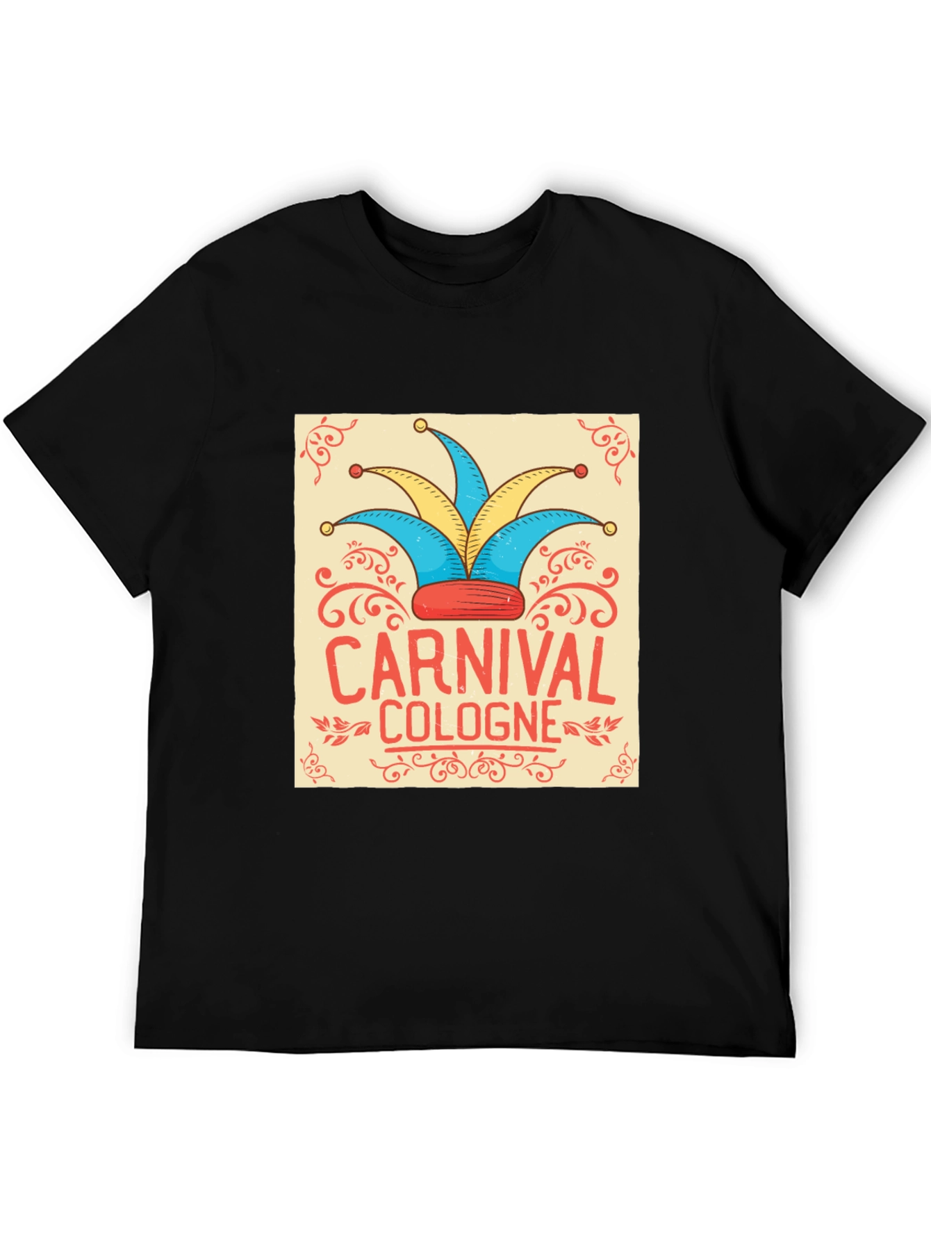 Carnival Cologne Jester Hat Graphic Tee