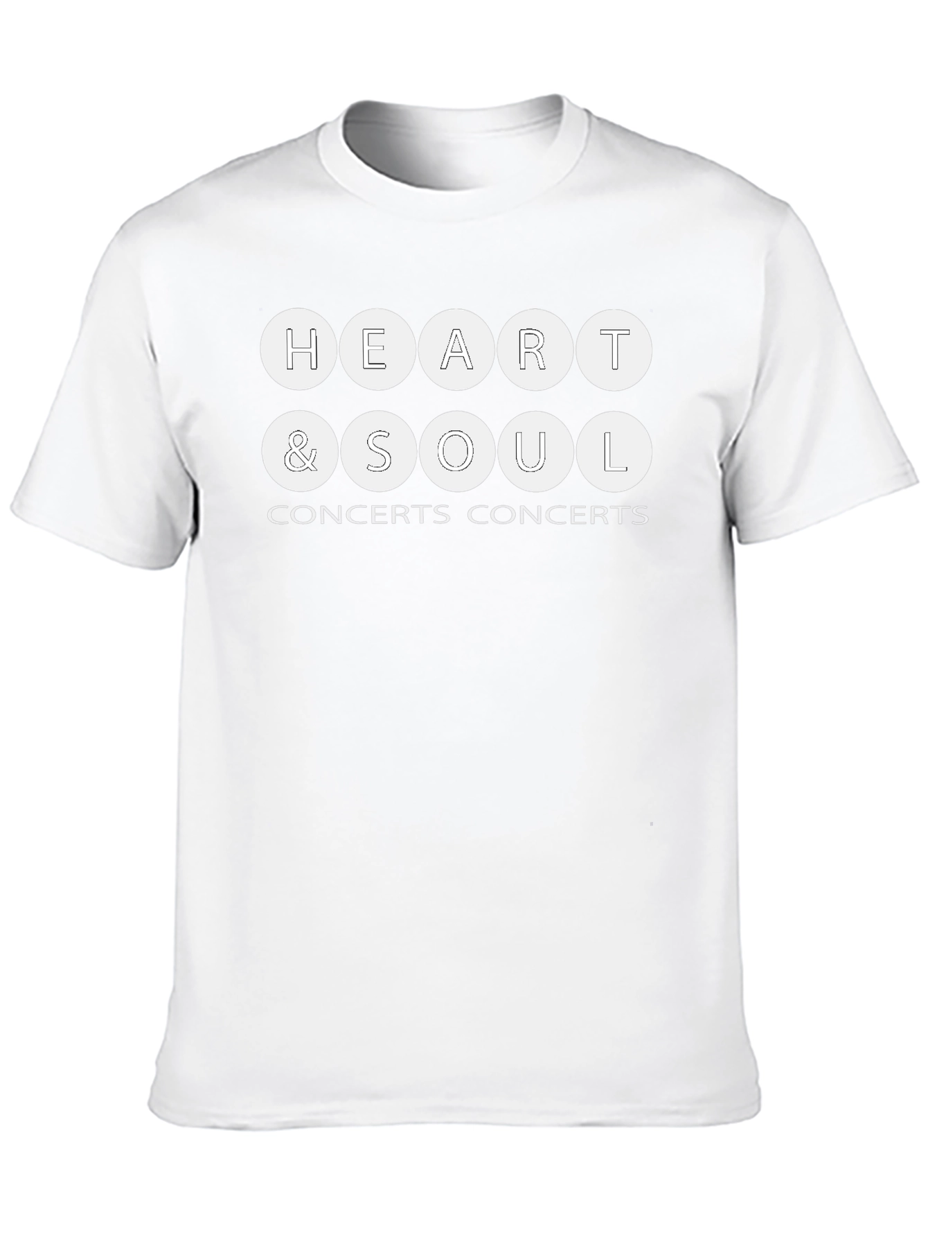 Heart & Soul Concerts Black T-Shirt