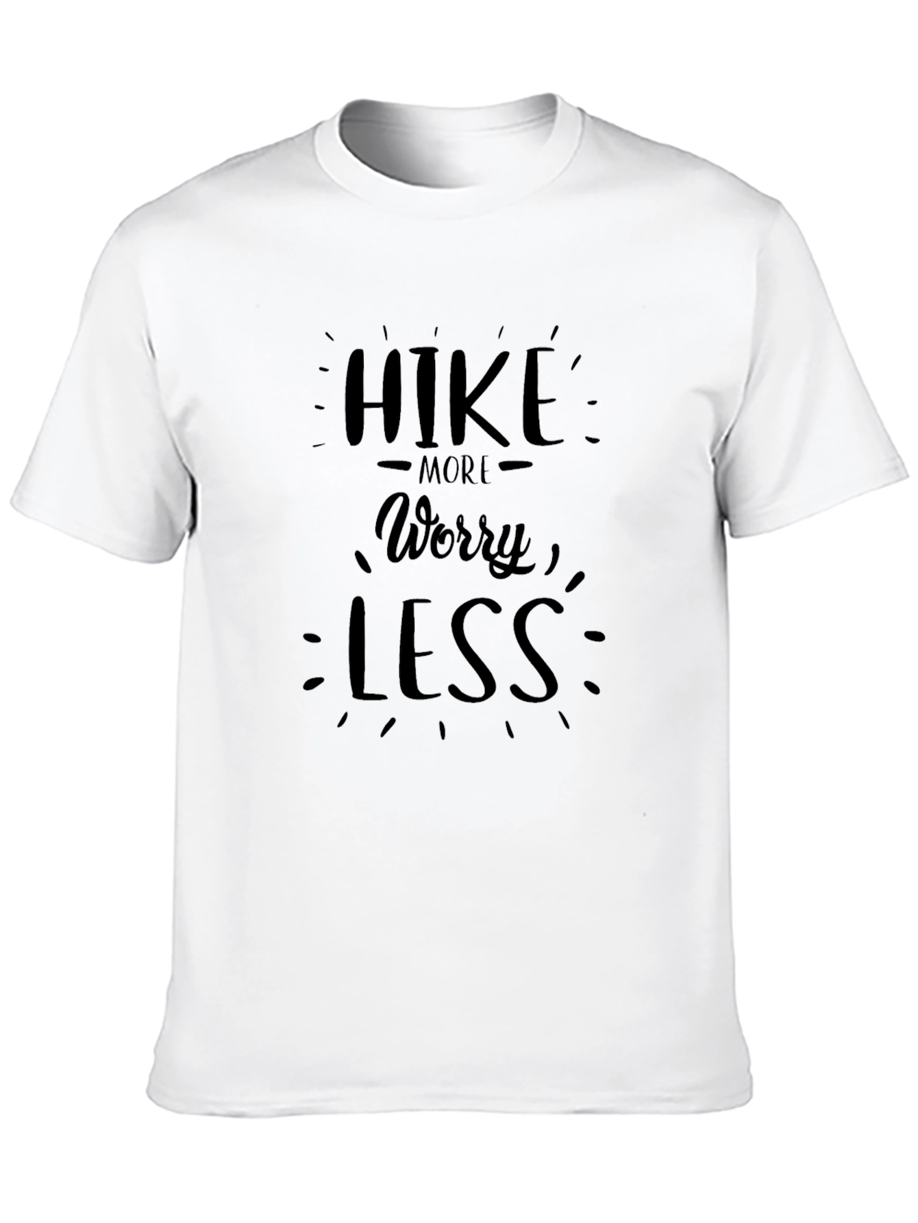 Hike More Worry Less Graphic T-Shirt