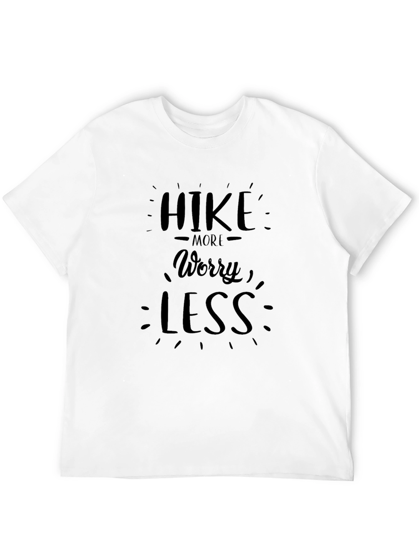 Hike More Worry Less Graphic T-Shirt