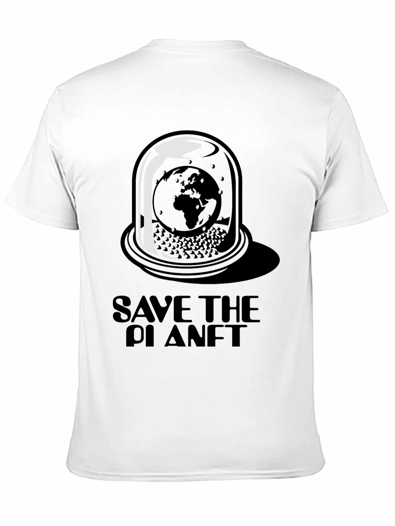 Save the Planet Graphic Tee - Black