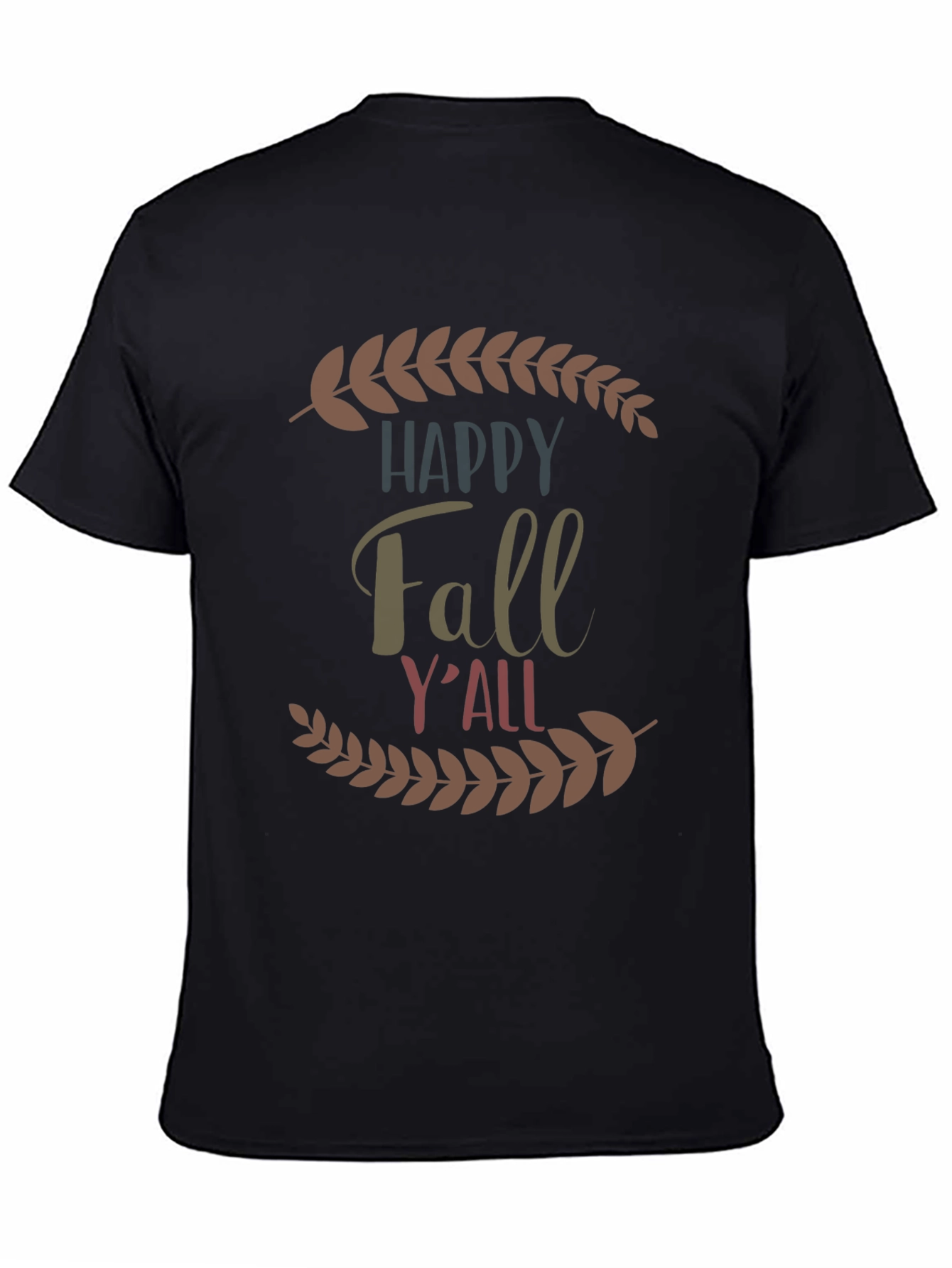 Happy Fall Yall Graphic Tee - Autumn Comfort