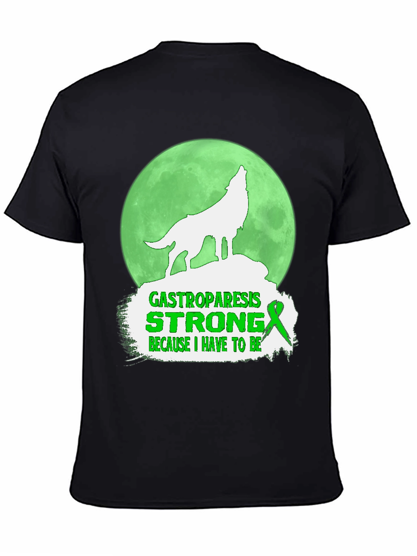 Gastroparesis Strong Wolf Graphic Tee