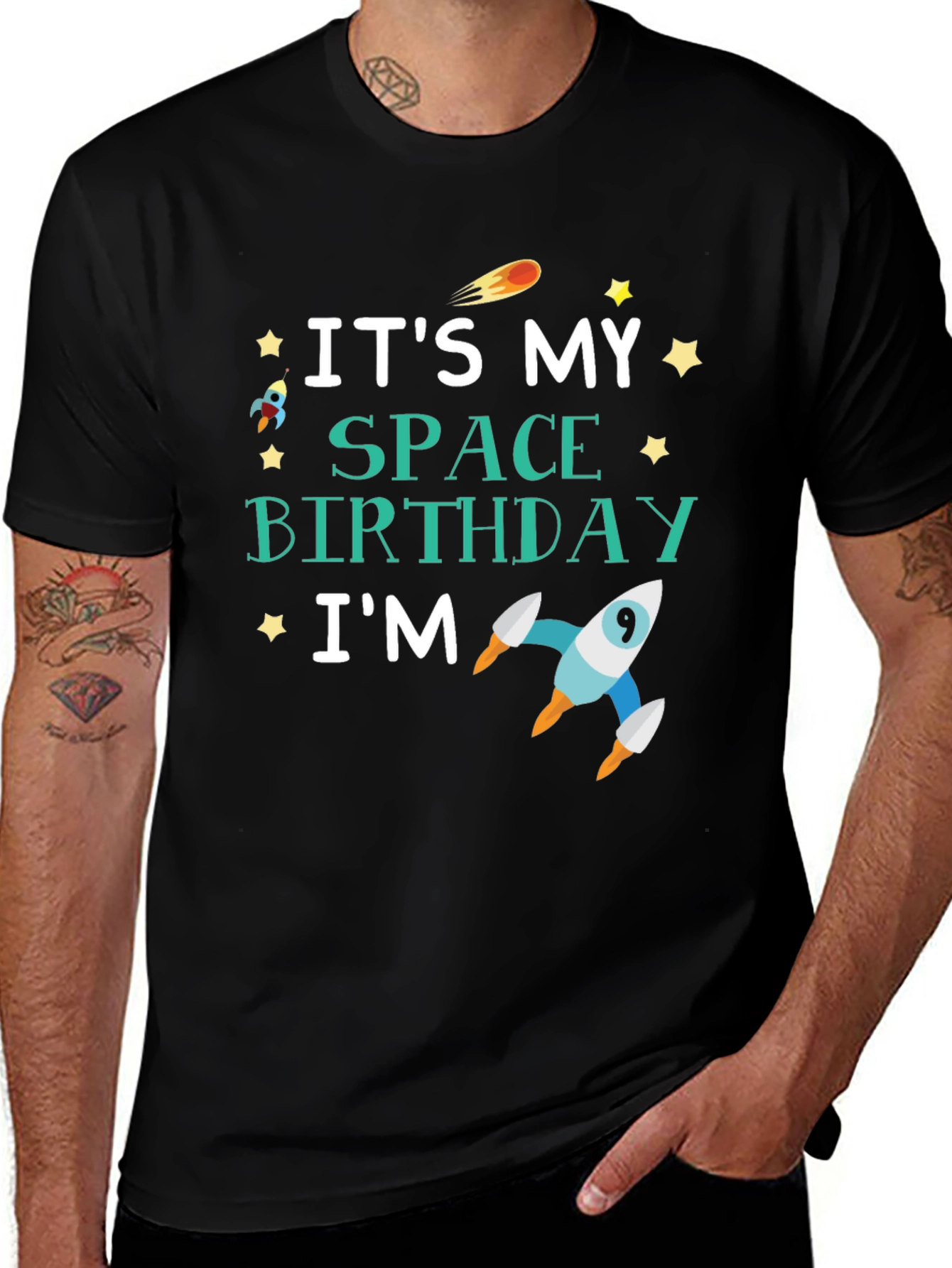 Space Birthday T-Shirt - Its My Space Birthday