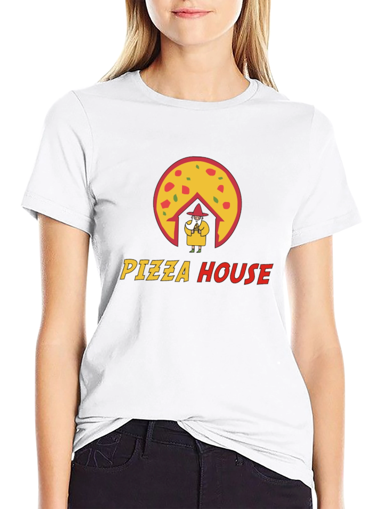 Pizza House Graphic Tee - Fun Casual T-Shirt