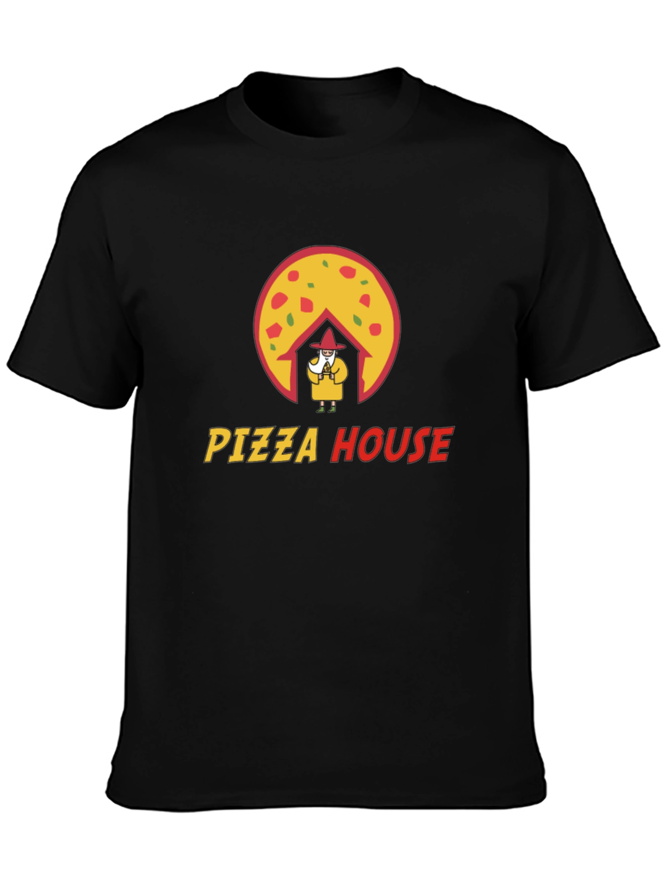 Pizza House Graphic Tee - Fun Casual T-Shirt