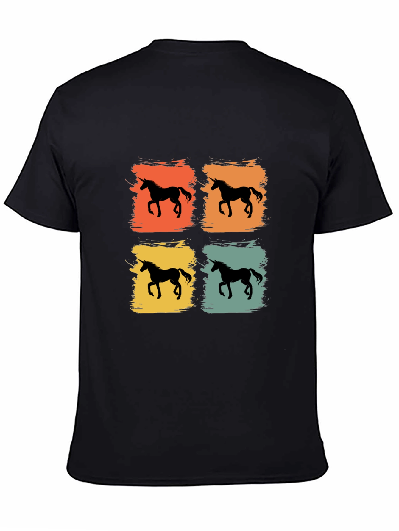 Retro Unicorn Silhouette T-Shirt