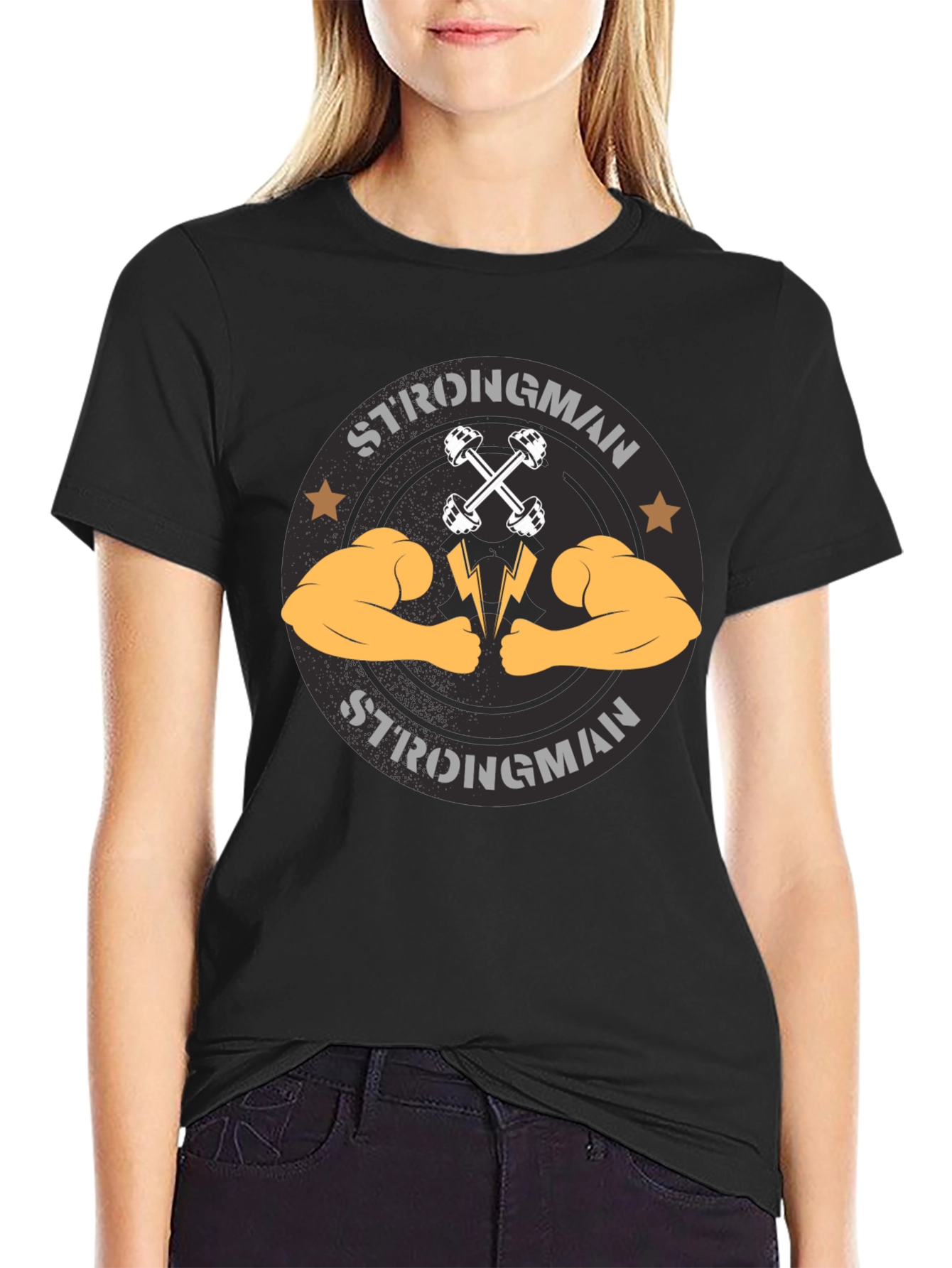 Strongman Graphic Tee - Bodybuilding T-Shirt