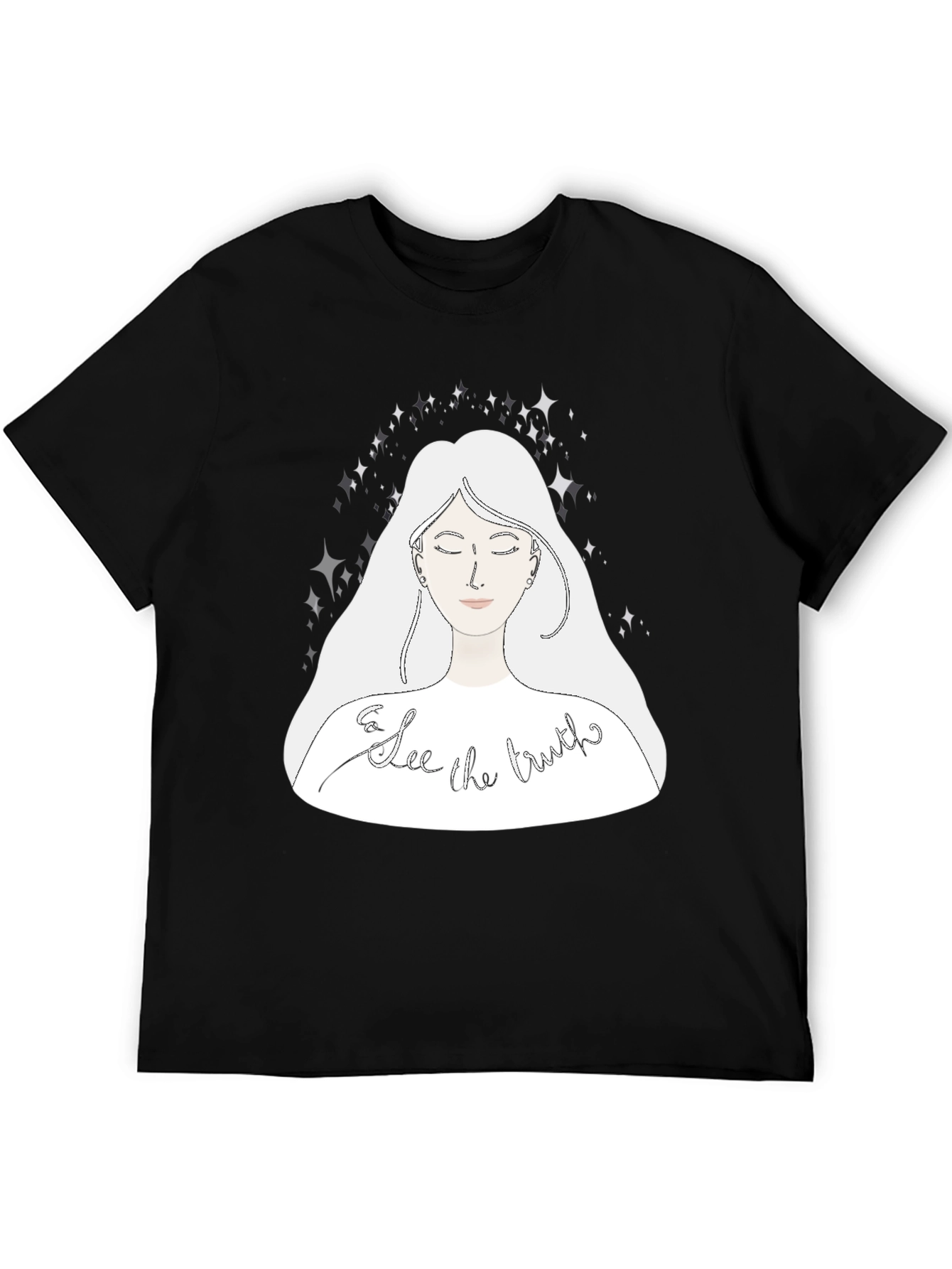 See The Truth Graphic Tee - Black
