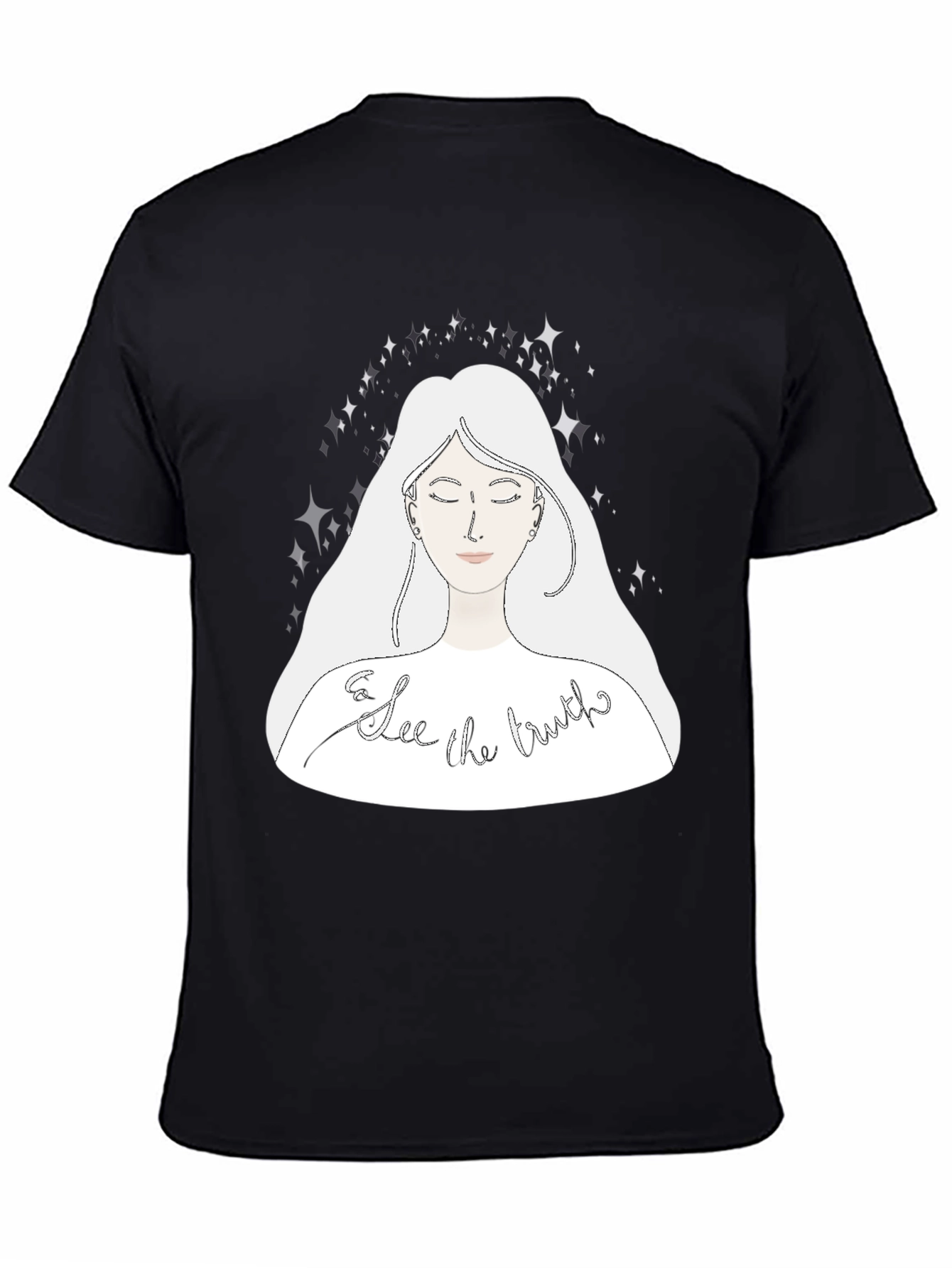 See The Truth Graphic Tee - Black