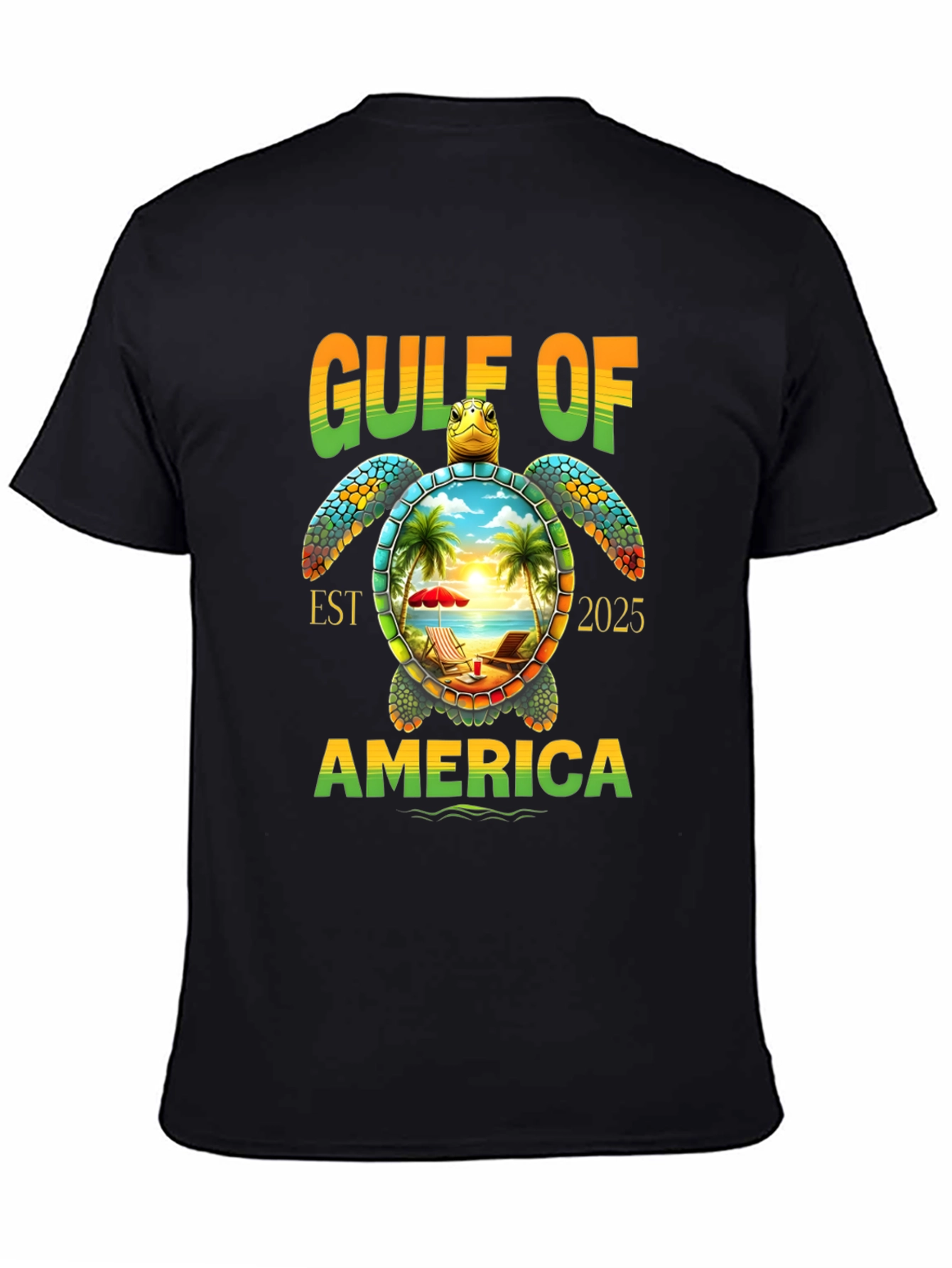 Gulf of America Turtle Graphic Tee