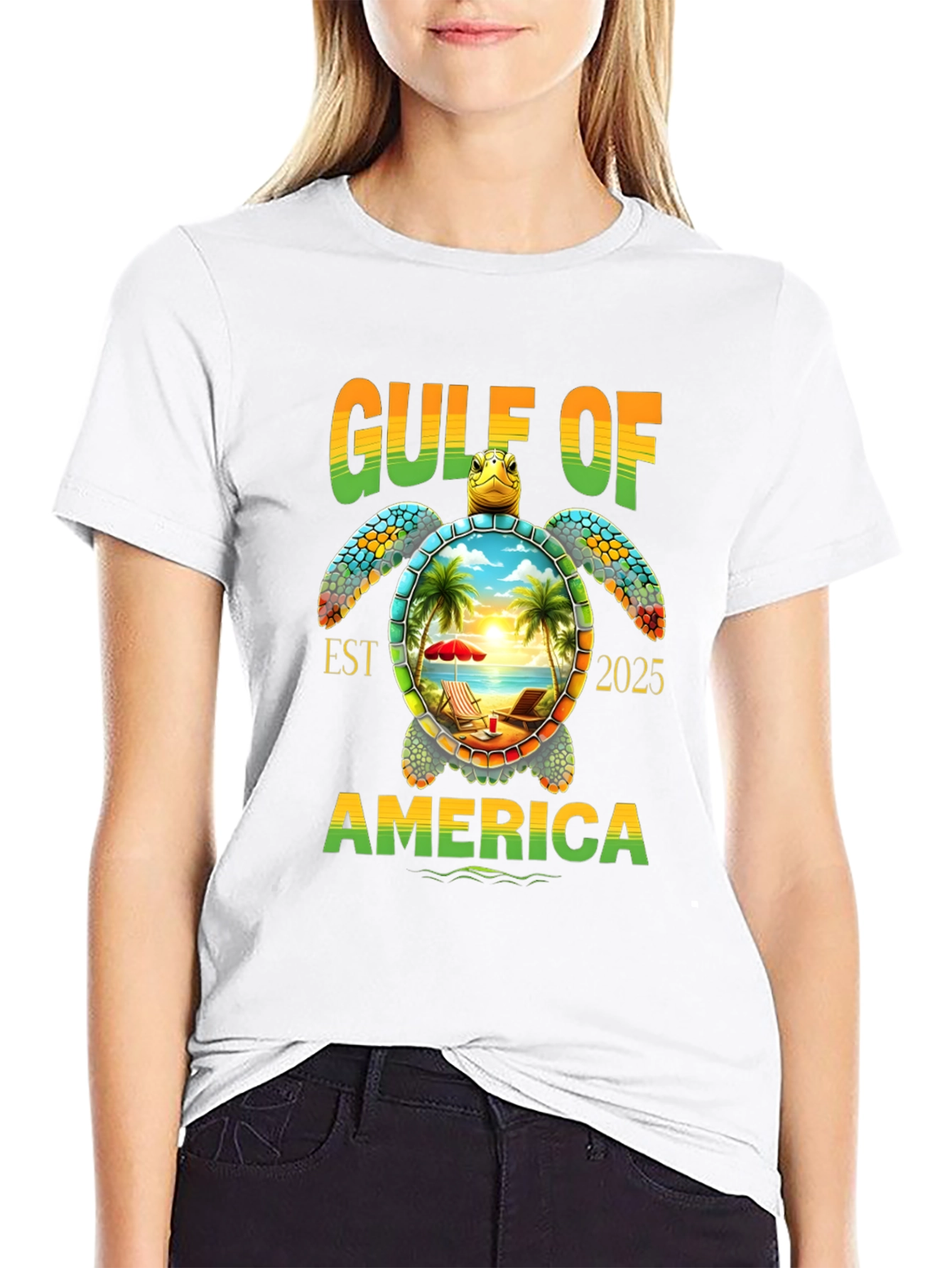 Gulf of America Turtle Graphic Tee
