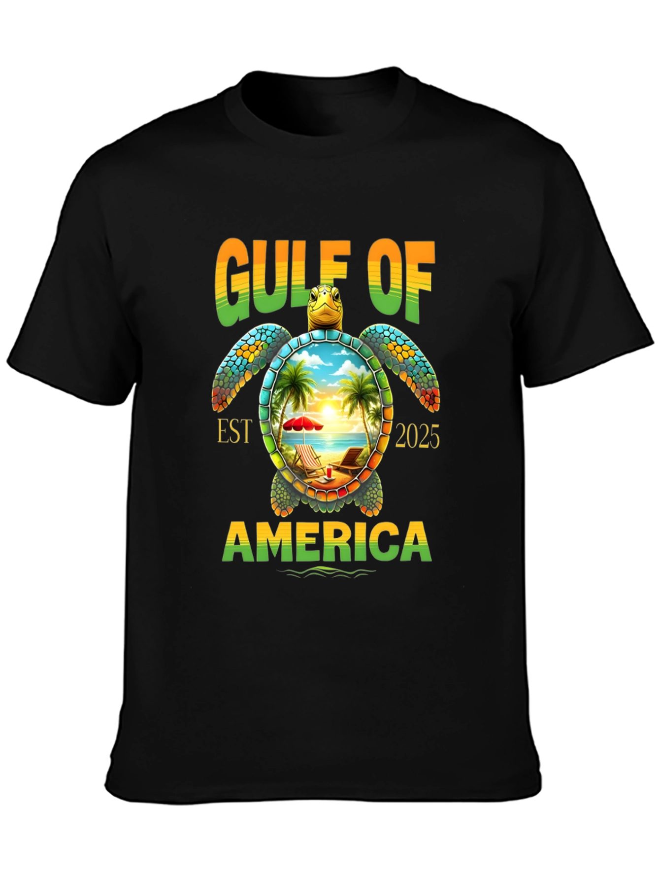 Gulf of America Turtle Graphic Tee