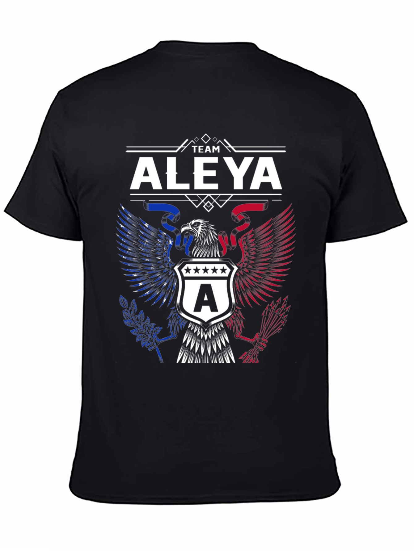 Team Aleya T-Shirt - Patriotic Eagle Design