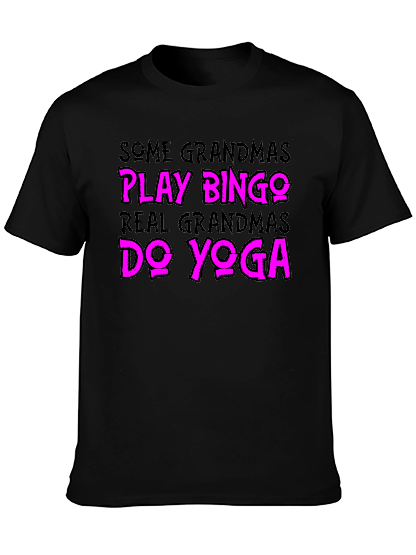 Funny Grandmas Do Yoga Graphic Tee