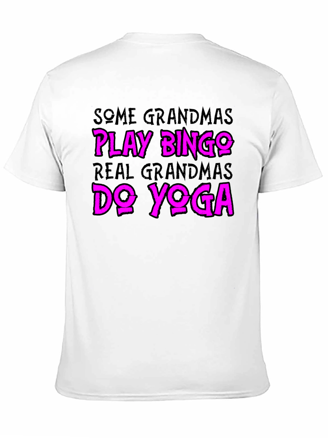 Funny Grandmas Do Yoga Graphic Tee