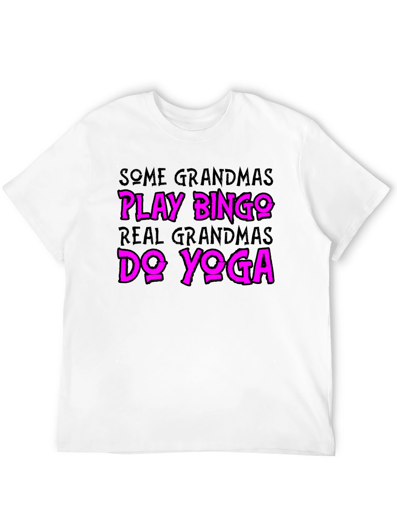 Funny Grandmas Do Yoga Graphic Tee